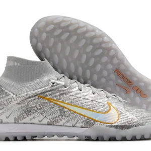 Nike Mercurial Superfly Air Zoom 9 TF - Prata/Dourada