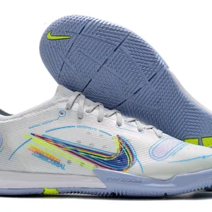 Nike Mercurial Vapor 14 Elite IC - Branca/Azul/Amarela