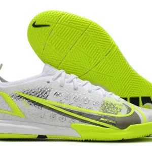 Nike Mercurial Vapor 14 Elite IC - Branca/Cinza/Verde