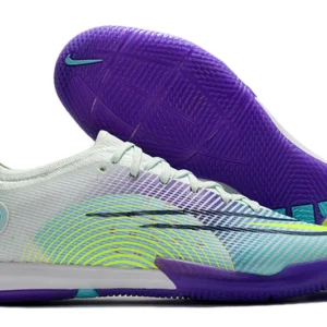Nike Mercurial Vapor 14 MS5 Elite IC - Branca/Roxa/Verde