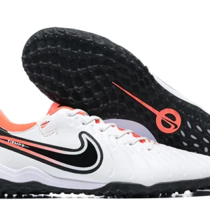 Nike Tiempo Legend 10 TF - Branca/Preta/Laranja