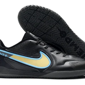 Nike Tiempo Legend 9 Elite IC - Preta/Amarela/Azul