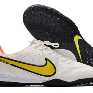 Nike Tiempo Legend 9 Elite TF - Branca/Dourada