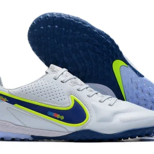 Nike Tiempo Legend 9 Elite TF - Cinza/Azul/Amarela