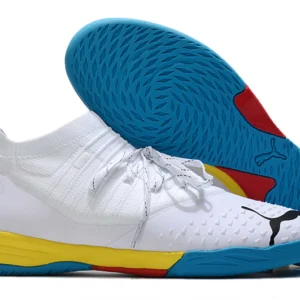 Puma Future 1.3 IC - Branca/Azul/Amarela