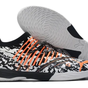 Puma Future 1.3 IC - Preta/Branca/Laranja