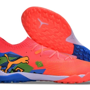 Puma Future FTR TF - Laranja/Azul/Verde