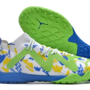 Puma Future Ultimate NJR TF - Verde/Amarela/Azul/Branca
