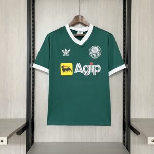 Camisa I do Palmeiras Home (Verde) 1987 – Versão Retrô