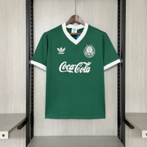 Camisa I do Palmeiras Home (Verde) 1989 – Versão Retrô