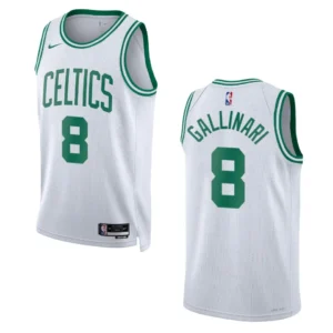 Regata NBA Boston Celtics Association Edition Swingman 2022/23 Danilo Gallinari 8 - Branca
