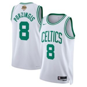 Regata NBA Boston Celtics Association Edition Swingman Jersey Kristaps Porzingis 8 - Branca