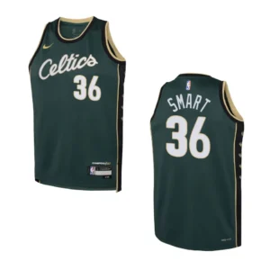 Regata NBA Boston Celtics City Edition Swingman 2022/23 Smart Green 36 - Verde