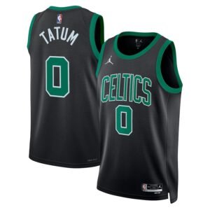 Regata NBA Boston Celtics Statement Edition Swingman 2022/23 Jayson Tatum 0 - Preta