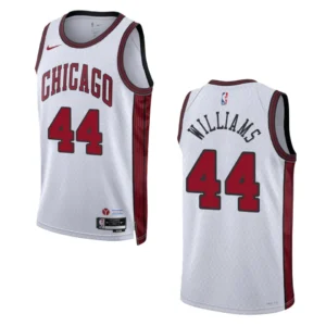 Regata NBA Chicago Bulls City Edition 2022/23 Patrick Williams 44 - Branca