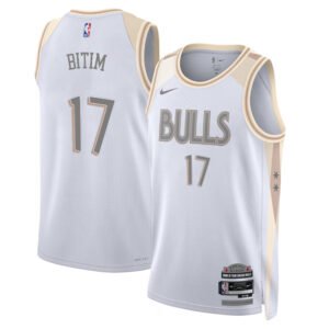 Regata NBA Chicago Bulls City Edition Onuralp Bitim 17 - Branca