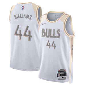 Regata NBA Chicago Bulls City Edition Patrick Williams 44 - Branca