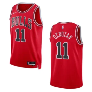 Regata NBA Chicago Bulls Icon Edition 2022/23 DeMar DeRozan 11 - Vermelha