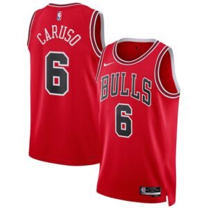 Regata NBA Chicago Bulls Icon Edition Alex Caruso 6 - Vermelha