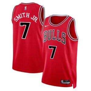 Regata NBA Chicago Bulls Icon Edition Jalen Smith 7 - Vermelha