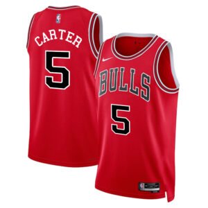 Regata NBA Chicago Bulls Icon Edition Jevon Carter 5 - Vermelha