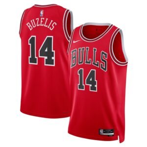 Regata NBA Chicago Bulls Icon Edition Matas Buzelis 14 - Vermelha