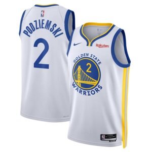 Regata NBA Golden State Warriors Association Edition Swingman Brandin Podziemski 2 - Branca