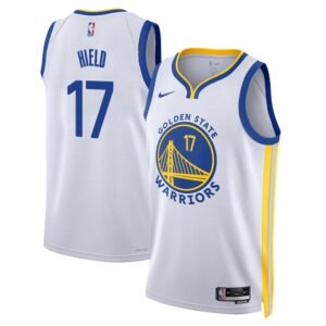 Regata NBA Golden State Warriors Association Edition Swingman Buddy Hield 17 - Branca