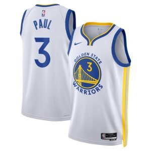 Regata NBA Golden State Warriors Association Edition Swingman Chris Paul 3 - Branca