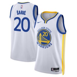 Regata NBA Golden State Warriors Association Edition Swingman Dario Šarić 20 - Branca