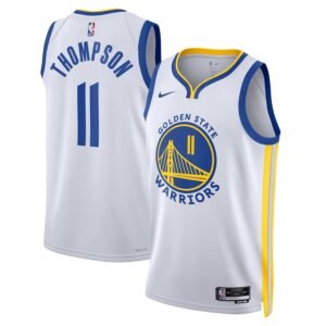 Regata NBA Golden State Warriors Association Edition Swingman Klay Thompson 11 - Branca