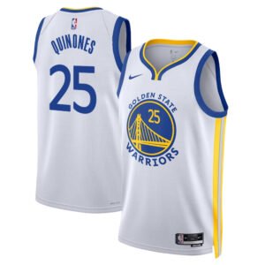 Regata NBA Golden State Warriors Association Edition Swingman Lester Quinones 25 - Branca