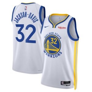 Regata NBA Golden State Warriors Association Edition Swingman Trayce Jackson-Davis 32- Branca