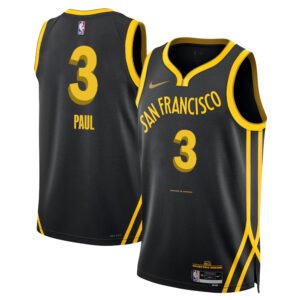 Regata NBA Golden State Warriors City Edition Swingman Chris Paul 3 - Preta