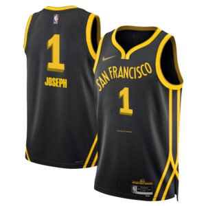 Regata NBA Golden State Warriors City Edition Swingman Cory Joseph 1 - Preta