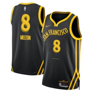 Regata NBA Golden State Warriors City Edition Swingman De'Anthony Melton 8 - Preta