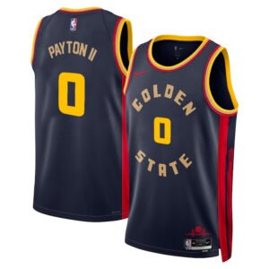 Regata NBA Golden State Warriors City Edition Swingman Gary Payton II 0 - Azul