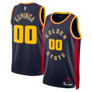 Regata NBA Golden State Warriors City Edition Swingman Jonathan Kuminga 00 - Azul