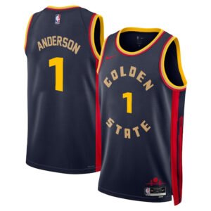 Regata NBA Golden State Warriors City Edition Swingman Kyle Anderson 1 - Azul