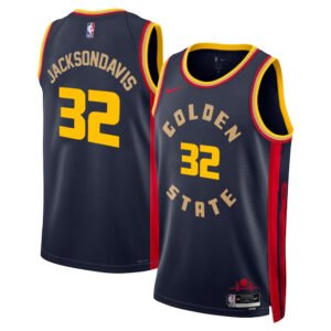Regata NBA Golden State Warriors City Edition Swingman Trayce Jackson-Davis 32 - Azul
