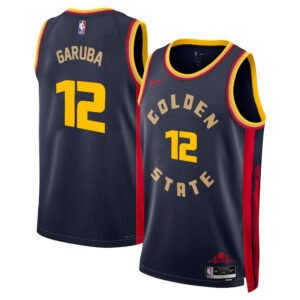 Regata NBA Golden State Warriors City Edition Swingman Usman Garuba 12 - Azul
