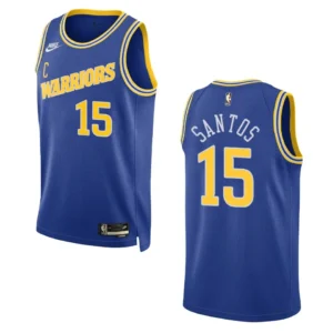 Regata NBA Golden State Warriors Classic Edition Gui Santos 15 - Azul