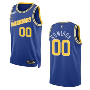 Regata NBA Golden State Warriors Classic Edition Jonathan Kuminga 00 - Azul