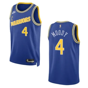 Regata NBA Golden State Warriors Classic Edition Moses Moody 4 - Azul