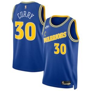 Regata NBA Golden State Warriors Classic Edition Stephen Curry 30 - Azul
