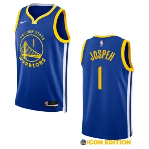 Regata NBA Golden State Warriors Icon Edition Swingman 2022/23 Cory Joseph 1 - Azul
