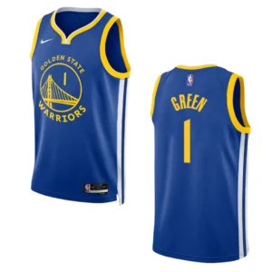 Regata NBA Golden State Warriors Icon Edition Swingman 2022/23 JaMychal Green 1 - Azul