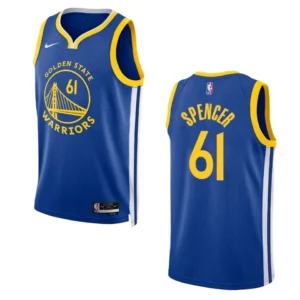 Regata NBA Golden State Warriors Icon Edition Swingman 2022/23 Pat Spencer 61 - Azul