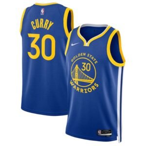 Regata NBA Golden State Warriors Icon Edition Swingman 2022/23 Stephen Curry 30 - Azul