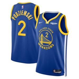 Regata NBA Golden State Warriors Icon Edition Swingman Brandin Podziemski 2 - Azul